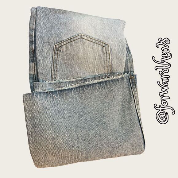 Parke Button Down Medium Wash Midi Maxi Denim Skirt Size XS - Picture 11 of 12